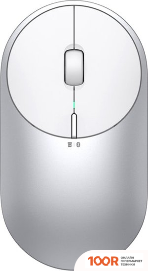 Мышь Xiaomi MI PORTABLE MOUSE 2 (СЕРЕБРИСТЫЙ/БЕЛЫЙ) (177616)