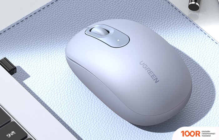 Мышь Ugreen MU105 90671 (СВЕТЛО-СИНИЙ) (177548)