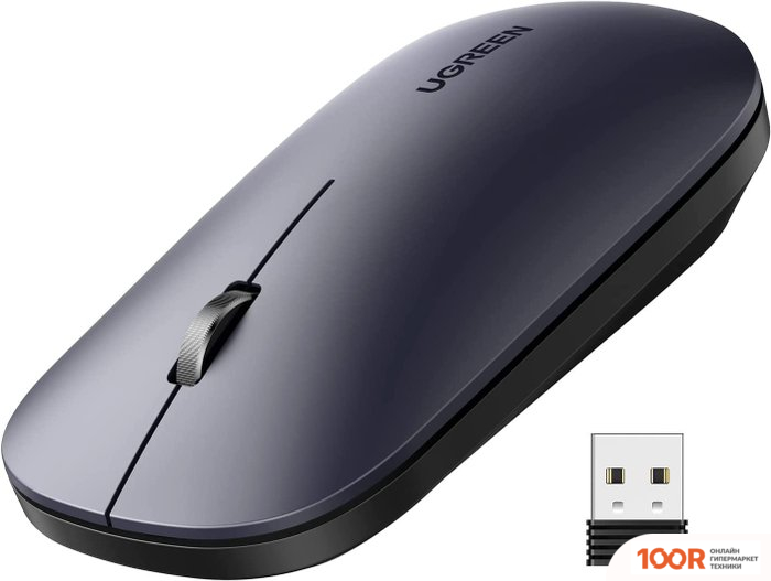 Мышь Ugreen MU001 (ЧЕРНЫЙ) (177534)