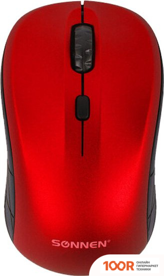 Мышь Sonnen V-111 (КРАСНЫЙ) (177298)