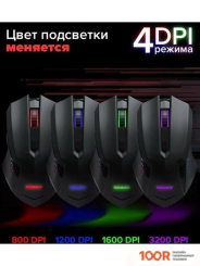 Мышь Sonnen I3 (ЧЕРНЫЙ) (177289)