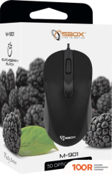 Мышь SBOX M-901 (ЧЕРНЫЙ) (177173)