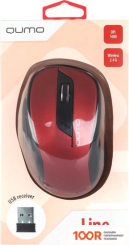Мышь QUMO OFFICE LINE M62 (КРАСНЫЙ) (176948)