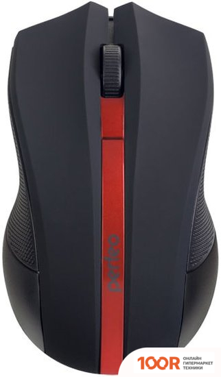 Мышь Perfeo VERTEX (ЧЕРНЫЙ/КРАСНЫЙ) (176911)