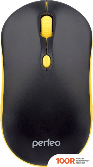Мышь Perfeo MOUNT (ЧЕРНЫЙ/ЖЕЛТЫЙ) (176892)