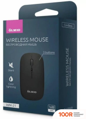 Мышь Olmio WM-21 (ЧЕРНЫЙ) (176833)