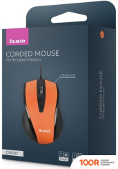 Мышь Olmio CM-07 (ОРАНЖЕВЫЙ/ЧЕРНЫЙ) (176825)