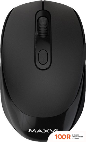 Мышь Maxvi MWS-01 (ЧЕРНЫЙ) (176676)