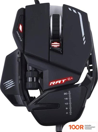 Мышь Mad Catz R.A.T. 6+ (ЧЕРНЫЙ) (176643)