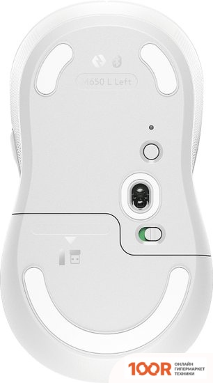 Мышь Logitech SIGNATURE M650 L LEFT (БЕЛЫЙ) (176624)