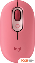 Мышь Logitech POP MOUSE (РОЗОВЫЙ/БОРДОВЫЙ) (176602)