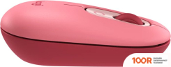 Мышь Logitech POP MOUSE (РОЗОВЫЙ/БОРДОВЫЙ) (176602)