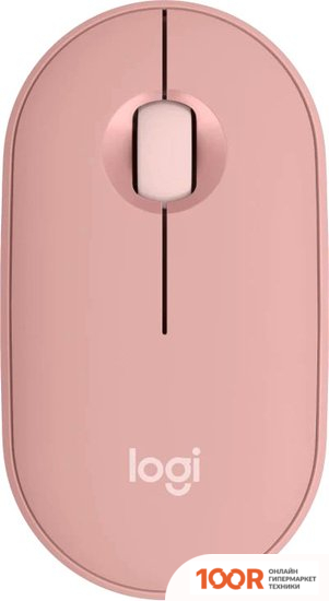 Мышь Logitech M350S PEBBLE 2 (РОЗОВЫЙ) (176566)