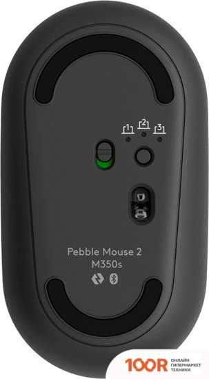 Мышь Logitech M350S PEBBLE 2 (ГРАФИТ) (176565)