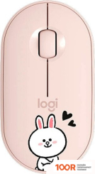 Мышь Logitech M350 PEBBLE LINE FRIENDS CONY (РОЗОВЫЙ) (176563)