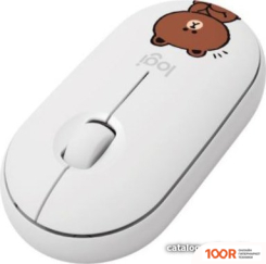 Мышь Logitech M350 PEBBLE LINE FRIENDS BROWN (БЕЛЫЙ) (176562)