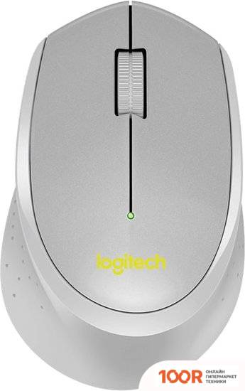Мышь Logitech M330 SILENT PLUS (СЕРЫЙ/ЖЕЛТЫЙ) (176543)