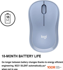 Мышь Logitech M221 (БЕЛЫЙ) (176518)