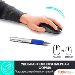 Мышь Logitech M190 (ЧЕРНЫЙ/ТЕМНО-СЕРЫЙ) (176510)
