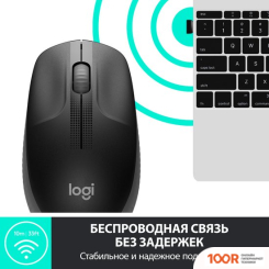 Мышь Logitech M190 (ЧЕРНЫЙ/ТЕМНО-СЕРЫЙ) (176510)