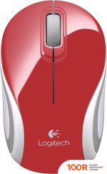 Мышь Logitech M187 (КРАСНЫЙ/СЕРЫЙ) (176505)