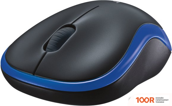 Мышь Logitech M186 (ЧЕРНЫЙ/СИНИЙ) (176504)