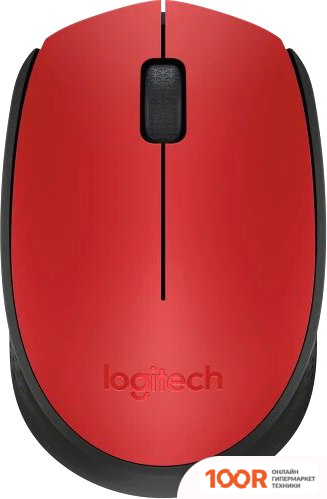 Мышь Logitech M170 WIRELESS (КРАСНЫЙ) (176496)