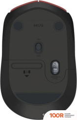 Мышь Logitech M170 WIRELESS (КРАСНЫЙ) (176496)