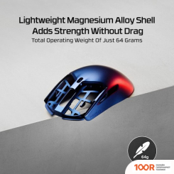 Мышь HyperX PULSEFIRE HASTE 2 S WIRELESS (СИНИЙ) (176276)