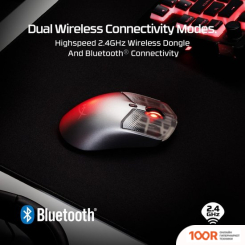 Мышь HyperX PULSEFIRE HASTE 2 S WIRELESS (СЕРЕБРИСТЫЙ) (176275)