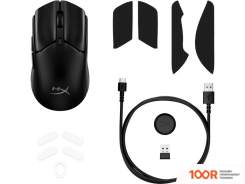 Мышь HyperX PULSEFIRE HASTE 2 MINI (ЧЕРНЫЙ) (176273)