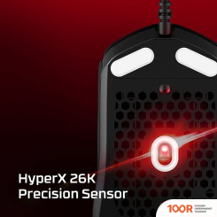 Мышь HyperX PULSEFIRE HASTE 2 (ЧЕРНЫЙ) (176269)