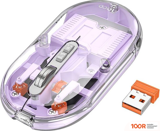 Мышь Hoco GM35 (СИРЕНЕВЫЙ) (176220)