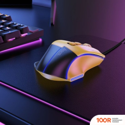 Мышь Hoco GM31 (ЧЕРНЫЙ/ЖЕЛТЫЙ) (176215)