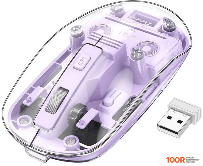 Мышь Hoco GM29 (СИРЕНЕВЫЙ) (176213)