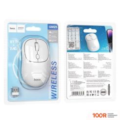 Мышь Hoco GM25 (БЕЛЫЙ) (176206)