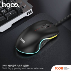 Мышь Hoco GM19 (ЧЕРНЫЙ) (176202)