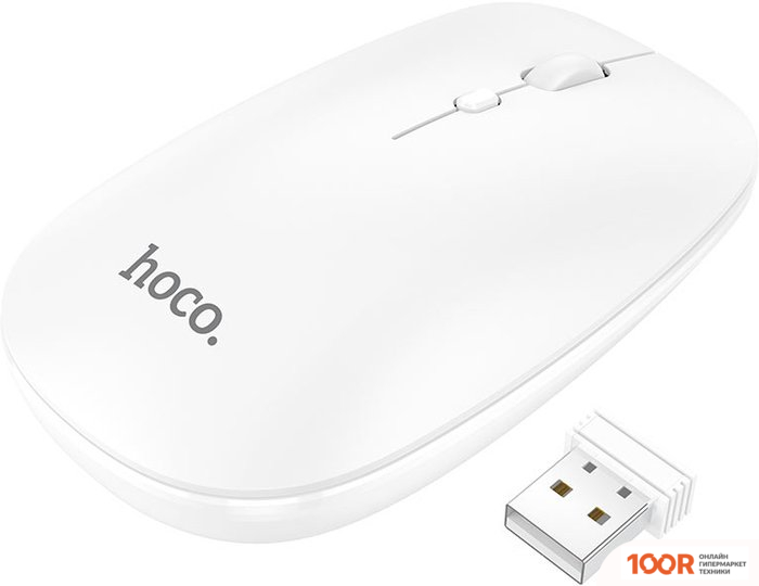 Мышь Hoco GM15 ART (БЕЛЫЙ) (176200)