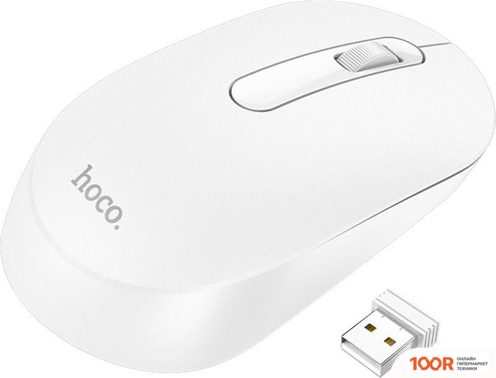 Мышь Hoco GM14 PLATINUM (БЕЛЫЙ) (176198)