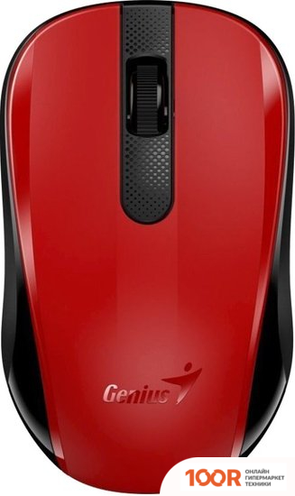 Мышь Genius NX-8008S (КРАСНЫЙ/ЧЕРНЫЙ) (176084)
