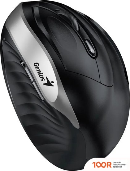 Мышь Genius ERGO 8250S (ЧЕРНЫЙ/СЕРЕБРИСТЫЙ) (176059)