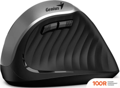 Мышь Genius ERGO 8250S (ЧЕРНЫЙ/СЕРЕБРИСТЫЙ) (176059)
