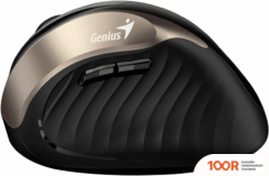 Мышь Genius ERGO 8250S (ЧЕРНЫЙ/ЗОЛОТИСТЫЙ) (176058)