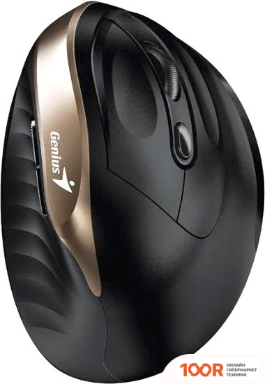 Мышь Genius ERGO 8250S (ЧЕРНЫЙ/ЗОЛОТИСТЫЙ) (176058)