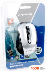 Мышь Gembird MUSW-420-4 (176002)