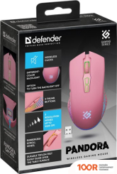 Мышь Defender PANDORA GM-502 (РОЗОВЫЙ) (175742)
