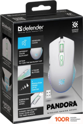 Мышь Defender PANDORA GM-502 (БЕЛЫЙ) (175741)
