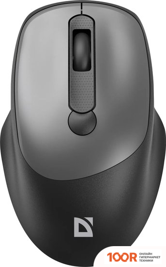 Мышь Defender FEAM MM-296 (ЧЕРНЫЙ/СЕРЫЙ) (175704)