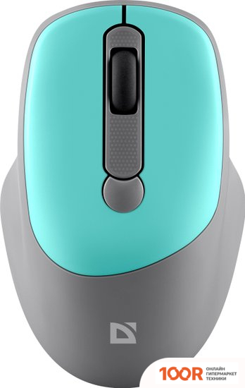 Мышь Defender FEAM MM-296 (СЕРЫЙ/МЯТНЫЙ) (175701)