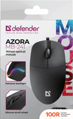 Мышь Defender AZORA MB-241 (ЧЕРНЫЙ) (175676)
